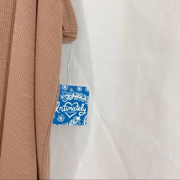 NWT Free People Long Beach Ribbed Swing Tank Top - Picture 9 of 10